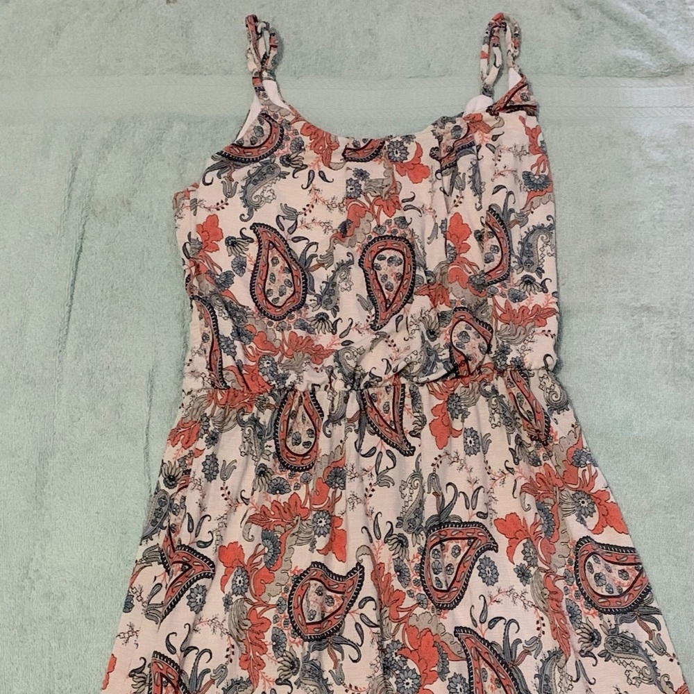Adjustable strap design long dress size M